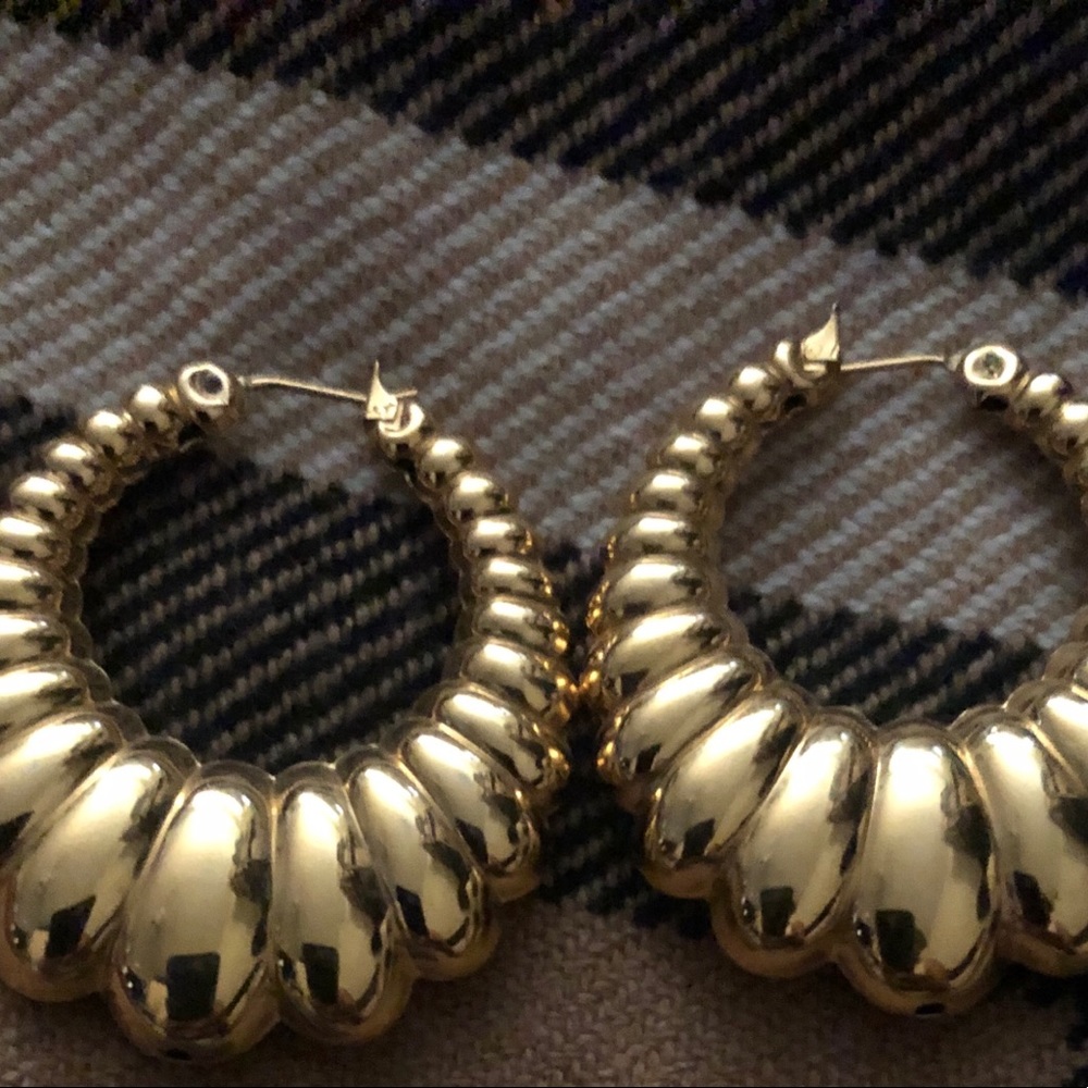 Gold Hoop Earrings